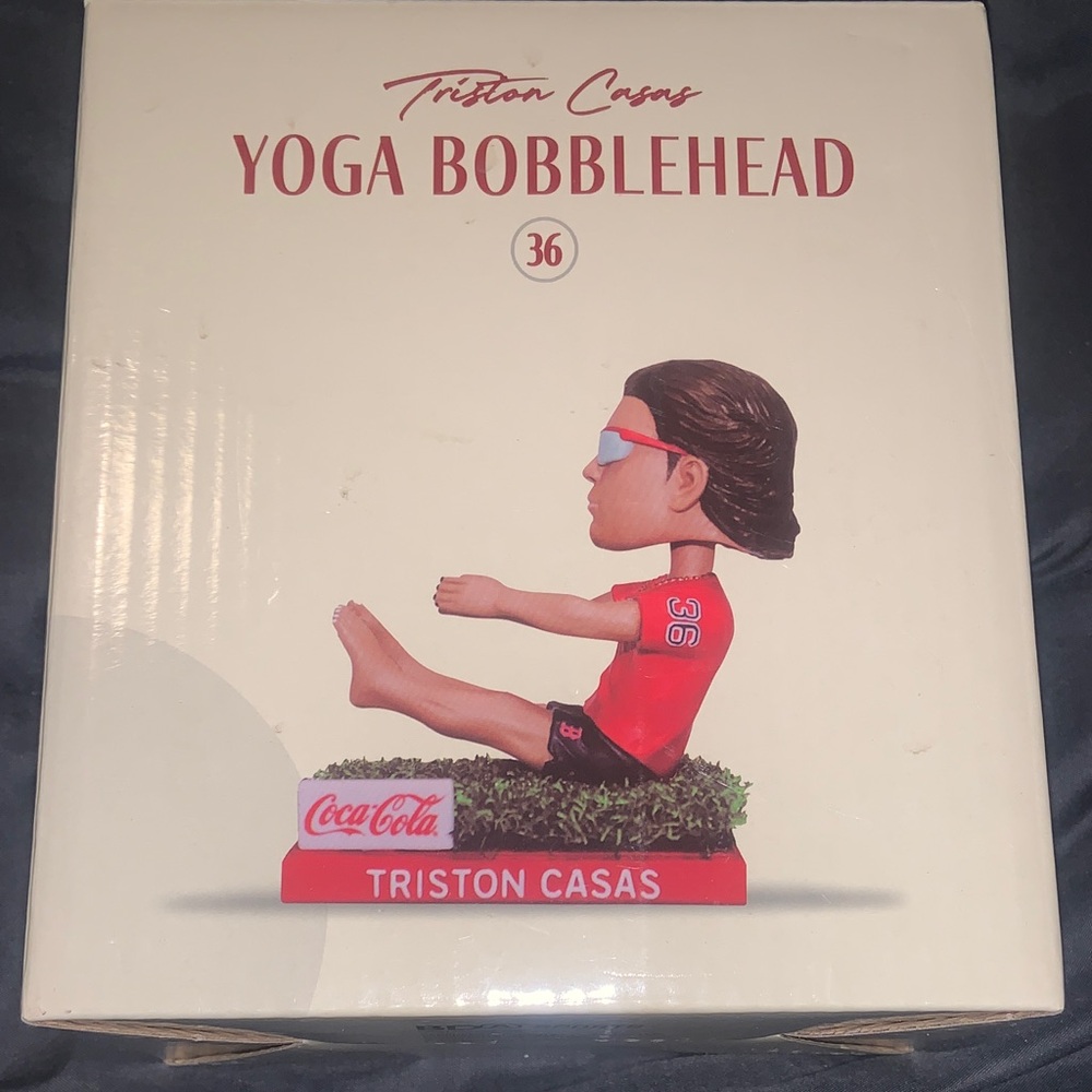 Coca-Cola Yoga Bobblehead with Red and Black